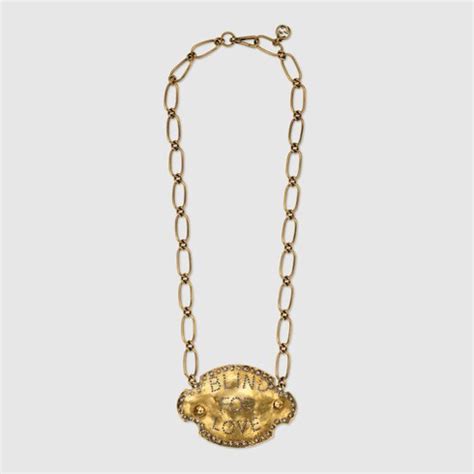 gucci blind for love portafoglio|Gucci 'Blind For Love' pendant necklace.